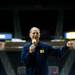 Michigan head coach John Beilein addresses a crowd of fans on Tuesday, April 9. AnnArbor.com I Daniel Brenner